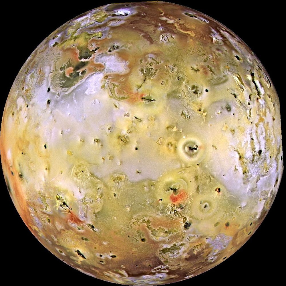 Io photographed by Galileo